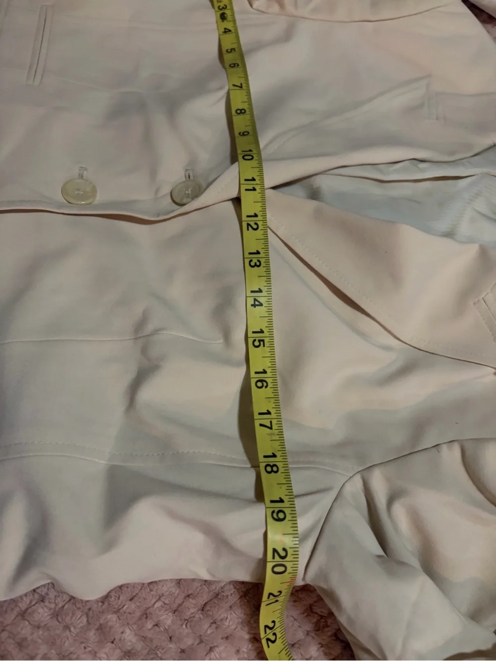 Worthington Cream Women's Tailored Blazer Jacket